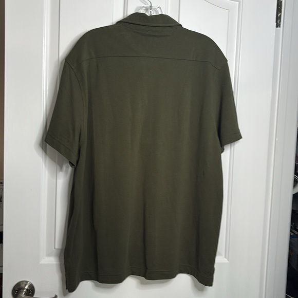NWT BANANA REPUBLIC Men's Olive Green 100% Pique Polo Shirt size XL - Picture 8 of 10